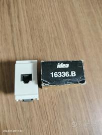 prese telefoniche Vimar idea bianca