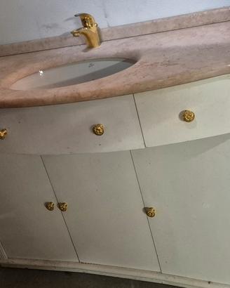 mobile bagno piano in marmo