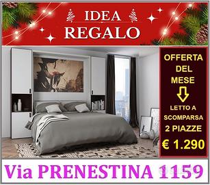 Letto a scomparsa Silvia 2 piazze