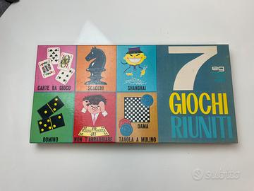Gioco vintage "7 Giochi Riuniti" Editrice Giochi