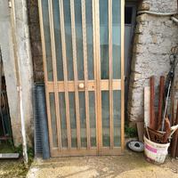 portoncino in alluminio con vetro