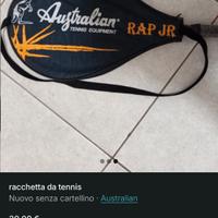 racchetta da tennis