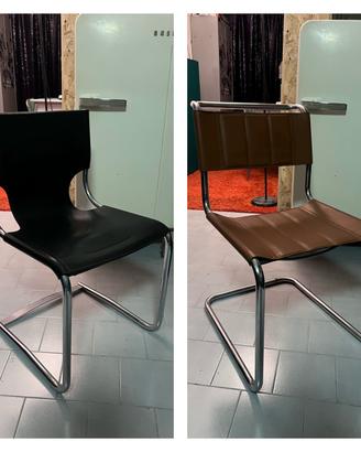2 Sedie Anni 70/80 Design Carlo Bartoli /Stam Mart