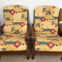 Poltrone legno massello