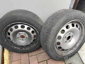  pneumatici invernali più cerchi ferro