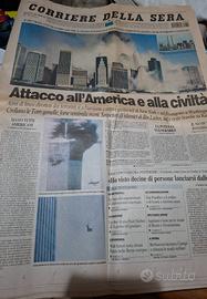 corriere della sera con attentato alle 2 torri