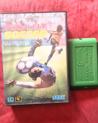 World Cup Soccer Mega Drive JAPAN Completo+module