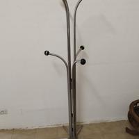 Attaccapanni vintage anni ’70 in metallo cromato