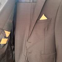 Abito elegante uomo Paoloni Blu Navy Taglia 52