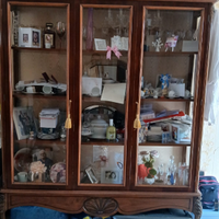 Vetrina classica in vero legno (PARI AL NUOVO)