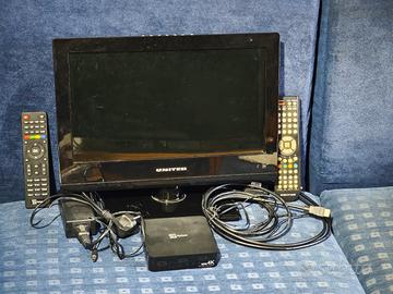 TV 14 pollici più decoder 4k 