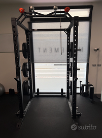 Power Rack Lacertosus Pro + Gladiator Bar + Storag