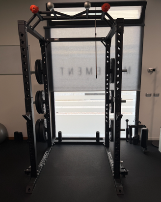 Power Rack Lacertosus Pro + Gladiator Bar + Storag