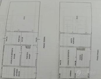 Casa singola su 3 piani