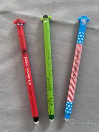Set 3 penne marvel avengers simil legami