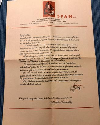 Lotto Vintage 9 Cartoline SPAM Verona