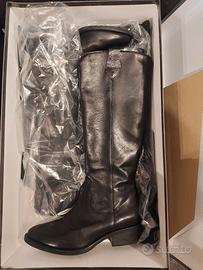 Stivali texani pelle Curiositè neri 36