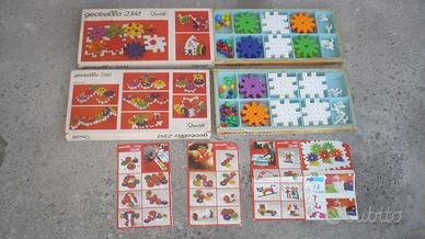 2 scatole giochi anni 80 Quercetti Georello 2341