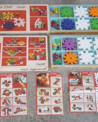 2 scatole giochi anni 80 Quercetti Georello 2341