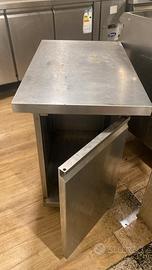 Mobiletto in acciaio inox 1 anta
