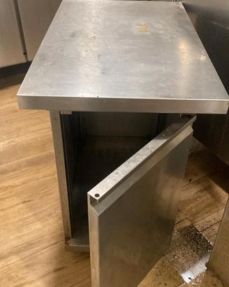 Mobiletto in acciaio inox 1 anta