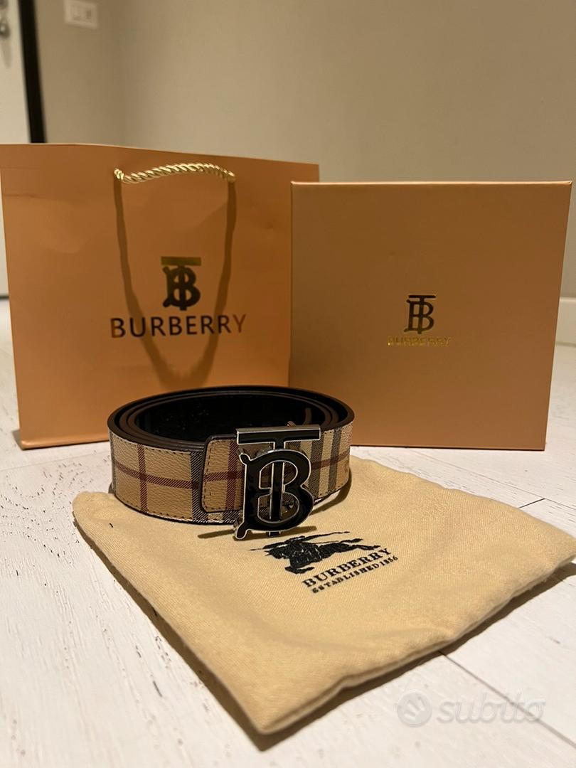 Cintura burberry uomo clearance usata