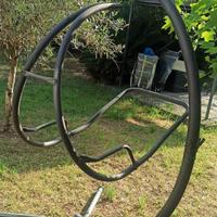 struttura sdraio sospesa da giardino