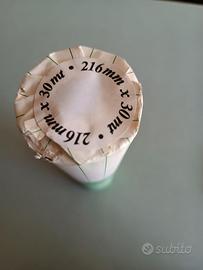 rotolo carta chimica per fax