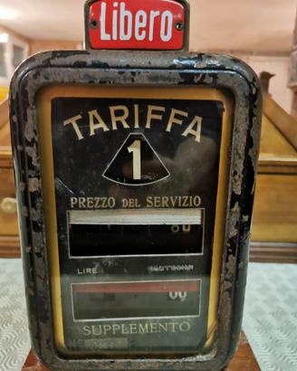 tassametro taxi funzionante originale epoca 1920