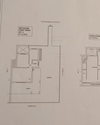 appartamento indipendente piano terra e s/1