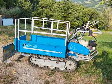 Motocarriola Bertolini BRT 450 con lama spazzaneve