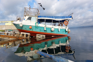 Barca da pesca con licenza