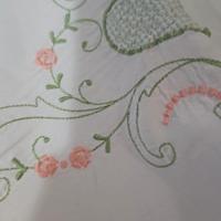 Lenzuola matrimoniali ricamate