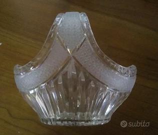 centro tavola in cristallo