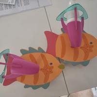 applique cameretta pesciolini colorati