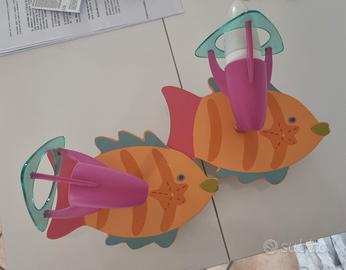 applique cameretta pesciolini colorati