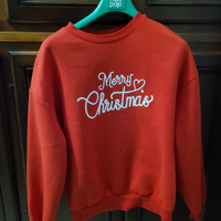 Felpa natalizia colore rosso