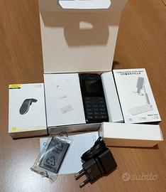 cellulare Nokia 105,nero, con radio FM,+ accessori