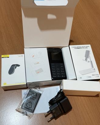 cellulare Nokia 105,nero, con radio FM,+ accessori