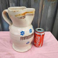 Antica brocca pugliese Grottaglie maiolica x vino