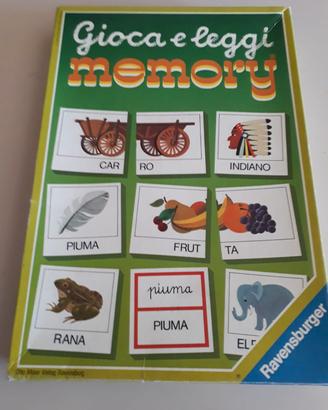 Gioco da tavolo Gioca e leggi memory