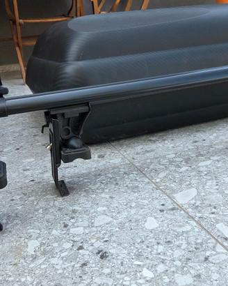 Box - baule tetto auto con barre universali Farad