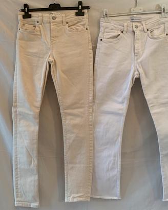 2 jeans donna Zara tg XS come nuovi