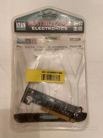 PCI SATA 150 con 2 porte interne e supporto RAID