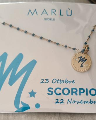 Collana Marlù dello Zodiaco segno Scorpione