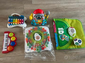 Giochi musicali Chicco e Bontempi