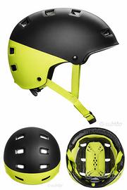 Casco mtb bici skateboard bambino TEEN 520 fluo