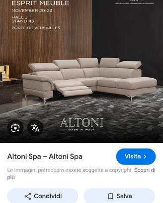Divani con 2 posti relax e chaslong