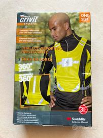 Crivit Sports gilet da corsa riflettente