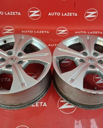 2 Cerchi in Lega R17 5x114.3 Originali Renault